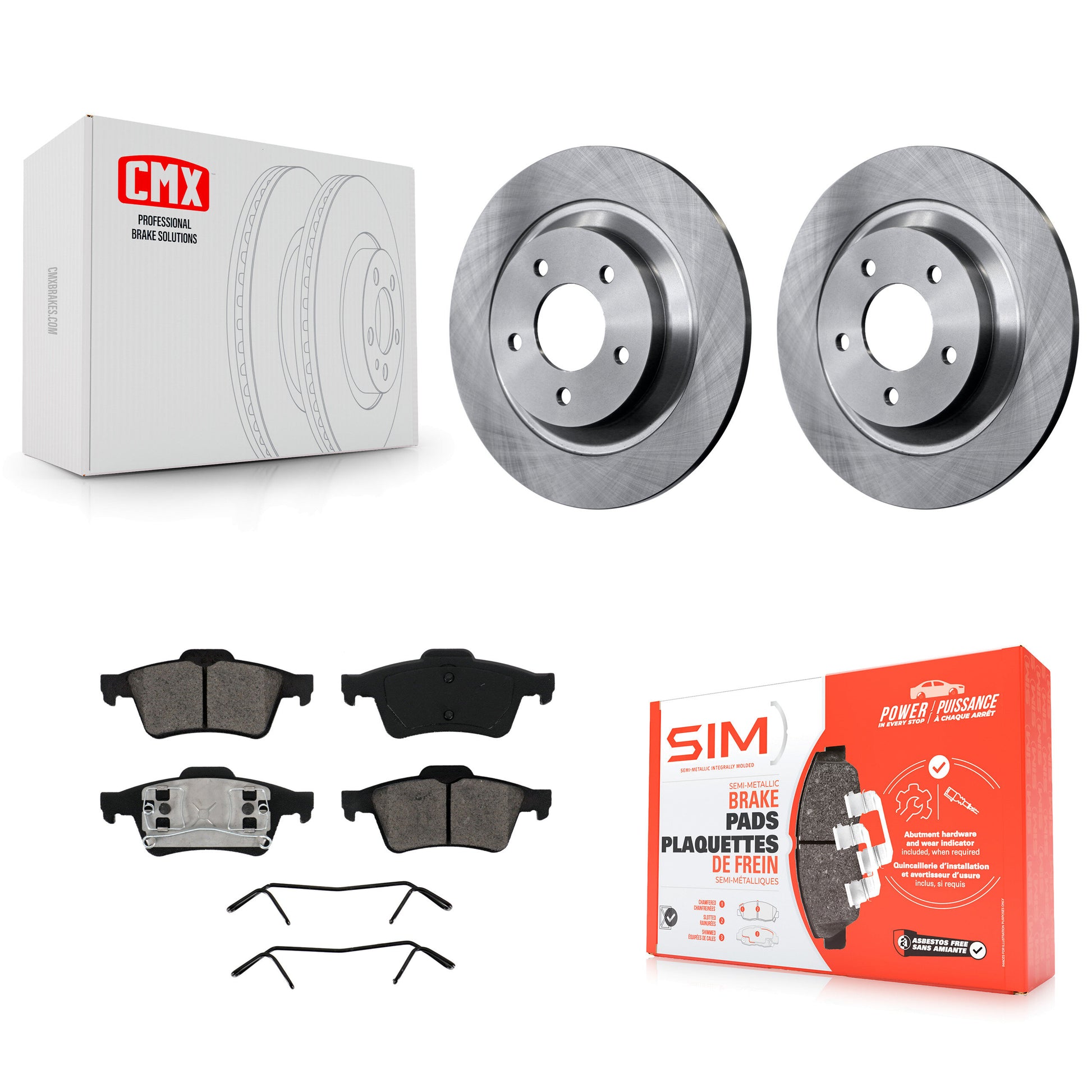 Transit Auto K8S-101858 Disc Brake Kit for 2006 Mazda 5 - Rear product image