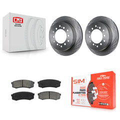 Transit Auto K8S-101927 Disc Brake Kit for 2010-2023 Lexus GX460, Toyota 4Runner, Toyota FJ Cruiser - Rear product image