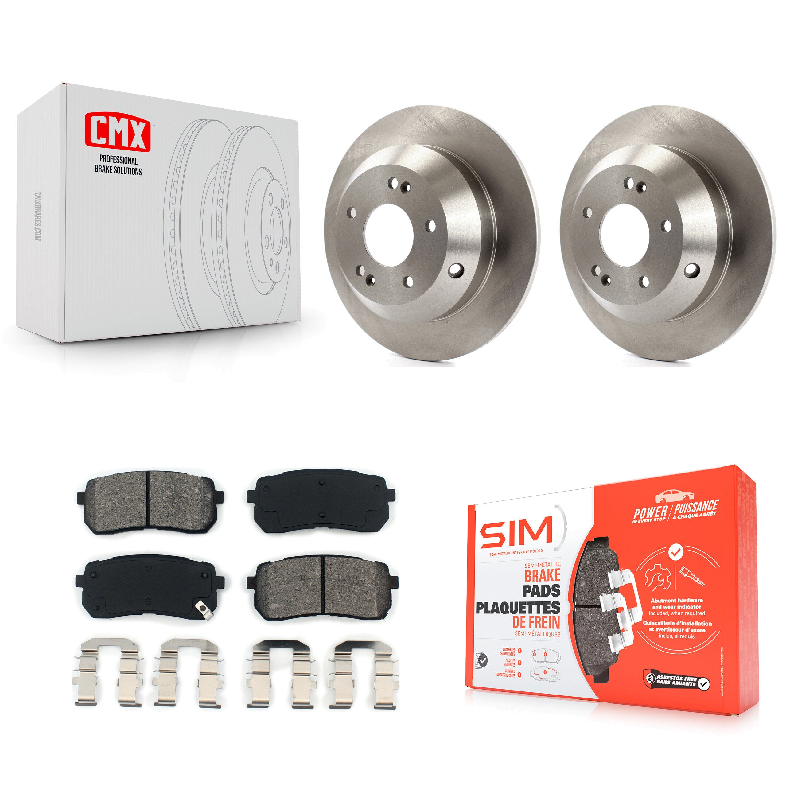 Transit Auto K8S-101929 Disc Brake Kit for 2015-2021 Kia Sedona - Rear product image