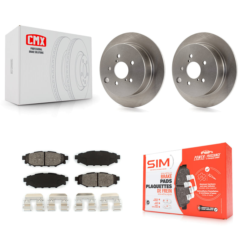 Transit Auto K8S-101951 Disc Brake Kit for 2012-2023 Subaru Crosstrek, Subaru Impreza, Subaru Forester & more - Rear product image