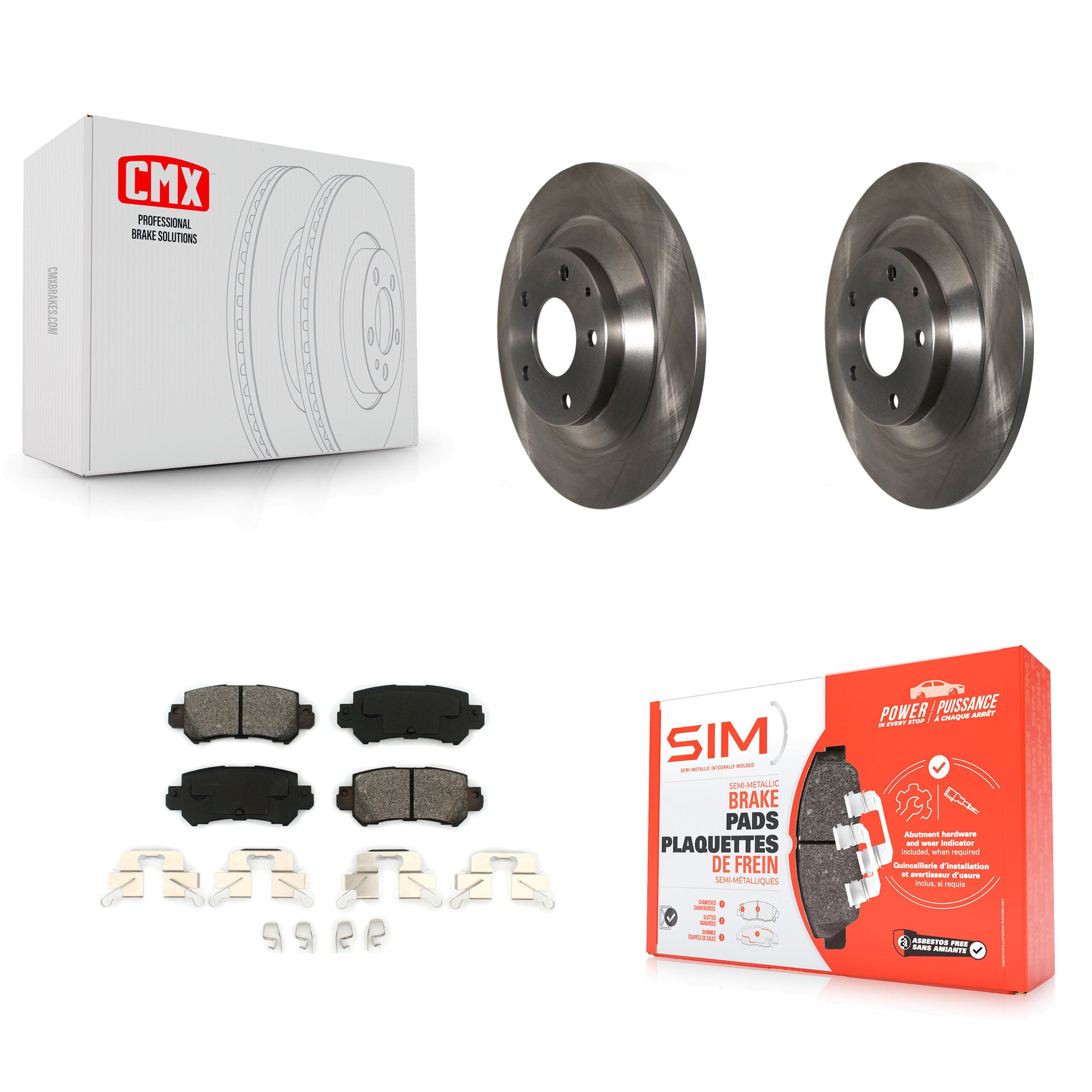 Transit Auto K8S-101959 Disc Brake Kit for 2013-2015 Mazda CX-5 - Rear product image