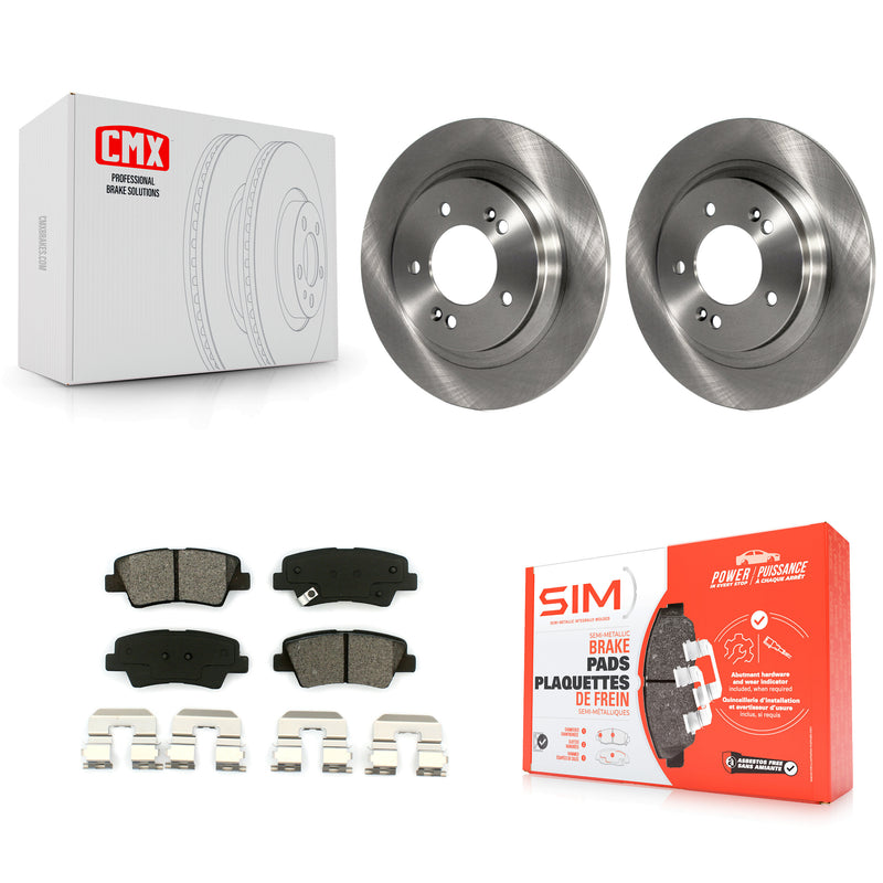 Transit Auto K8S-101960 Disc Brake Kit for 2015-2017 Hyundai Azera, Hyundai Sonata - Rear product image