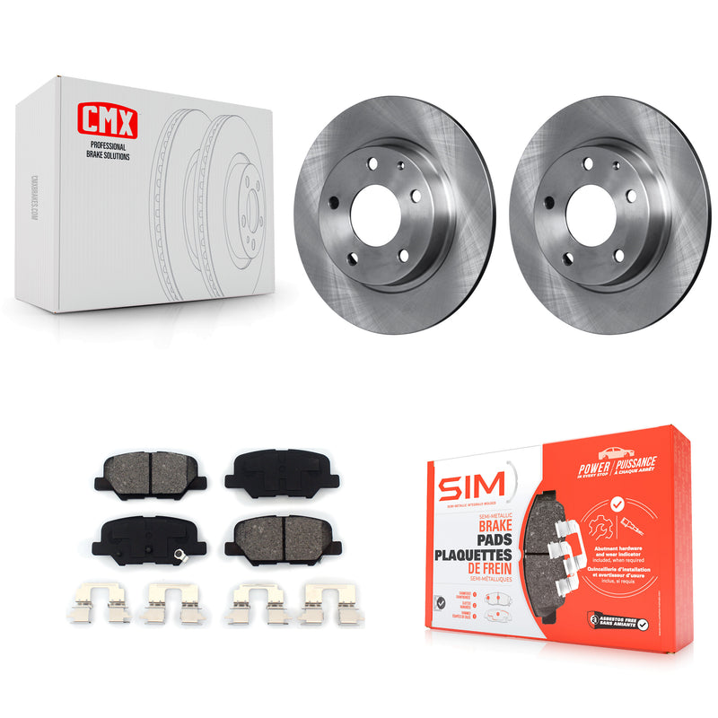 Transit Auto K8S-101968 Disc Brake Kit for 2014-2018 Mazda 3, Mazda 3 Sport - Rear product image