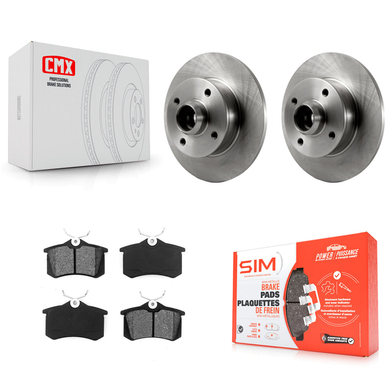 Transit Auto K8S-101984 Disc Brake Kit for 1999-2002 Volkswagen Cabrio - Rear product image