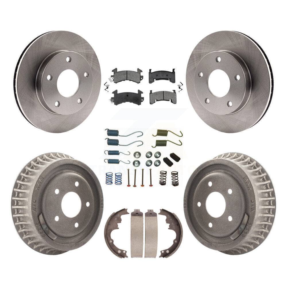 Transit Auto K8S-101987 Disc Brake Kit for 1992-1997 Chevrolet S10, GMC Sonoma, Oldsmobile Bravada & more - Front and Rear product image