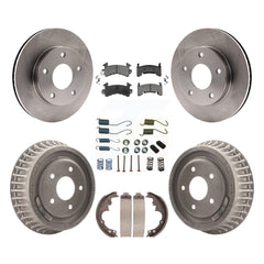 Transit Auto K8S-101987 Disc Brake Kit for 1992-1997 Chevrolet S10, GMC Sonoma, Oldsmobile Bravada & more - Front and Rear product image