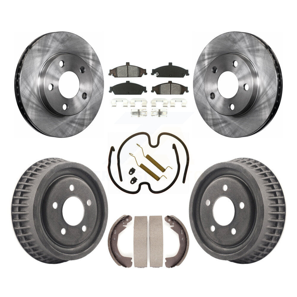 Transit Auto K8S-102002 Disc Brake Kit for 1997-2005 Chevrolet Classic, Oldsmobile Alero, Pontiac Grand Am & more - Front and Rear product image