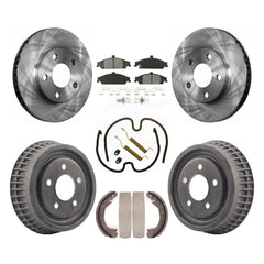 Transit Auto K8S-102002 Disc Brake Kit for 1997-2005 Chevrolet Classic, Oldsmobile Alero, Pontiac Grand Am & more - Front and Rear product image