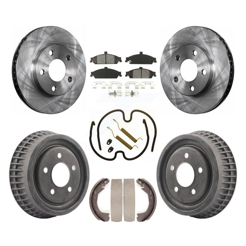 Transit Auto K8S-102002 Disc Brake Kit for 1997-2005 Chevrolet Classic, Oldsmobile Alero, Pontiac Grand Am & more - Front and Rear product image