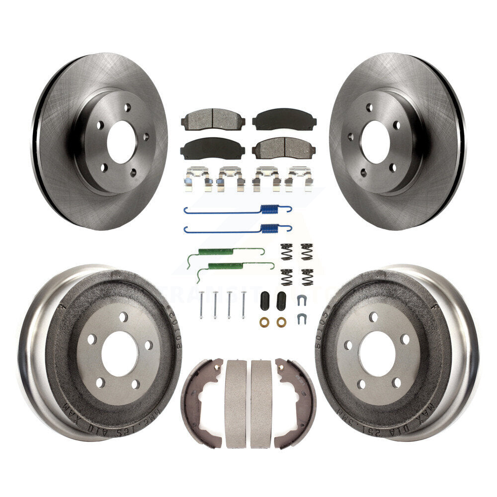 Transit Auto K8S-102009 Disc Brake Kit for 2002-2007 Pontiac Torrent, Chevrolet Equinox, Saturn Vue - Front and Rear product image