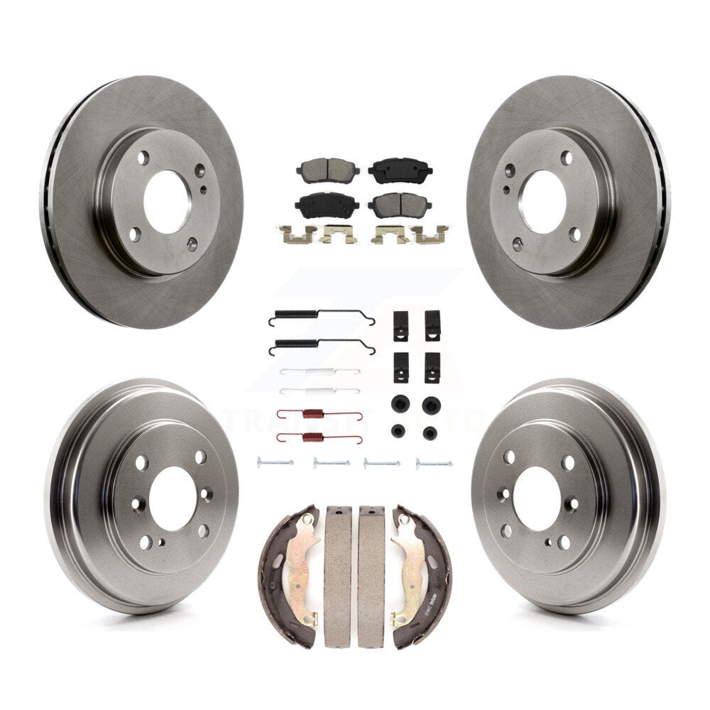 Transit Auto K8S-102046 Disc Brake Kit for 2011-2019 Ford Fiesta - Front and Rear product image