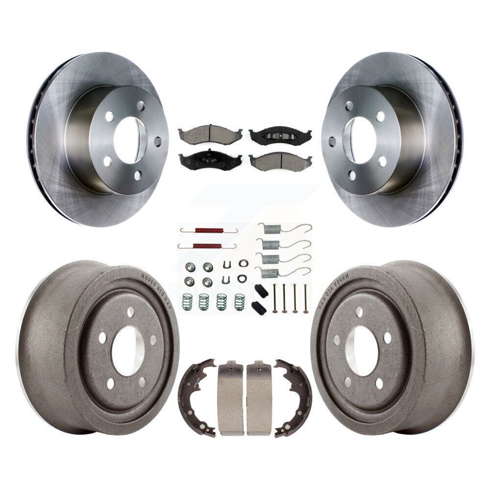 Transit Auto K8S-102050 Disc Brake Kit for 1990-1998 Jeep Wrangler, Jeep Cherokee - Front and Rear product image