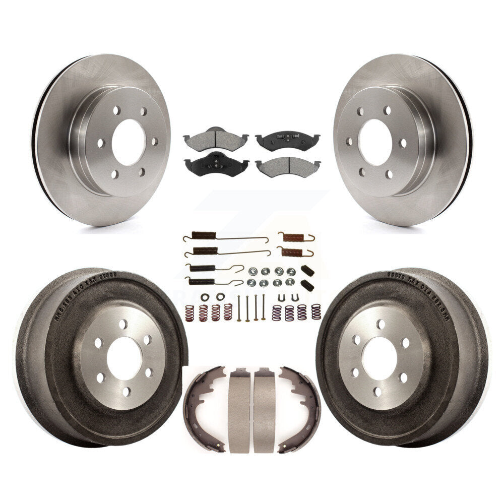 Transit Auto K8S-102058 Disc Brake Kit for 2000-2002 Dodge Dakota, Dodge Durango - Front and Rear product image