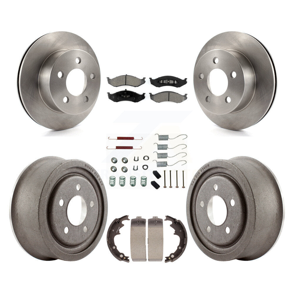 Transit Auto K8S-102062 Disc Brake Kit for 2000 Jeep Wrangler - Front and Rear product image