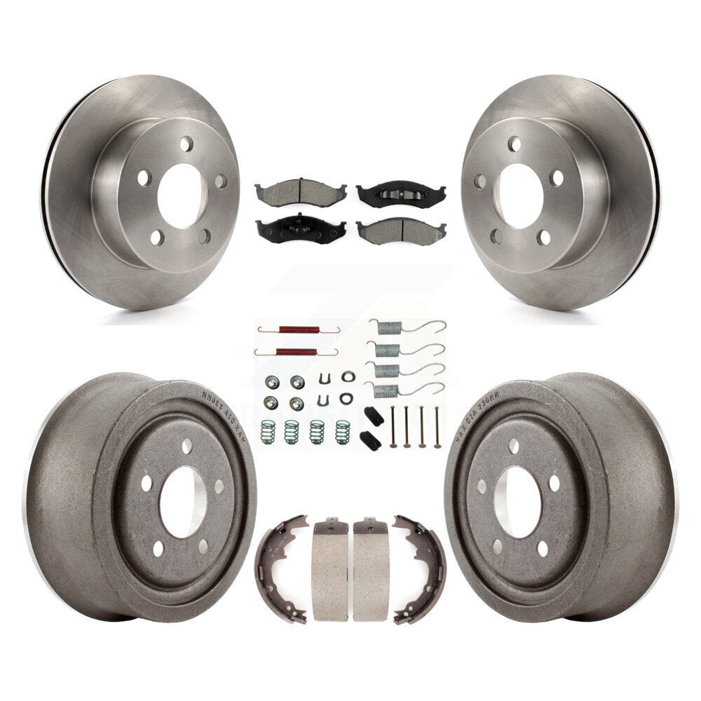 Transit Auto K8S-102063 Disc Brake Kit for 2000-2006 Jeep Wrangler, Jeep TJ - Front and Rear product image