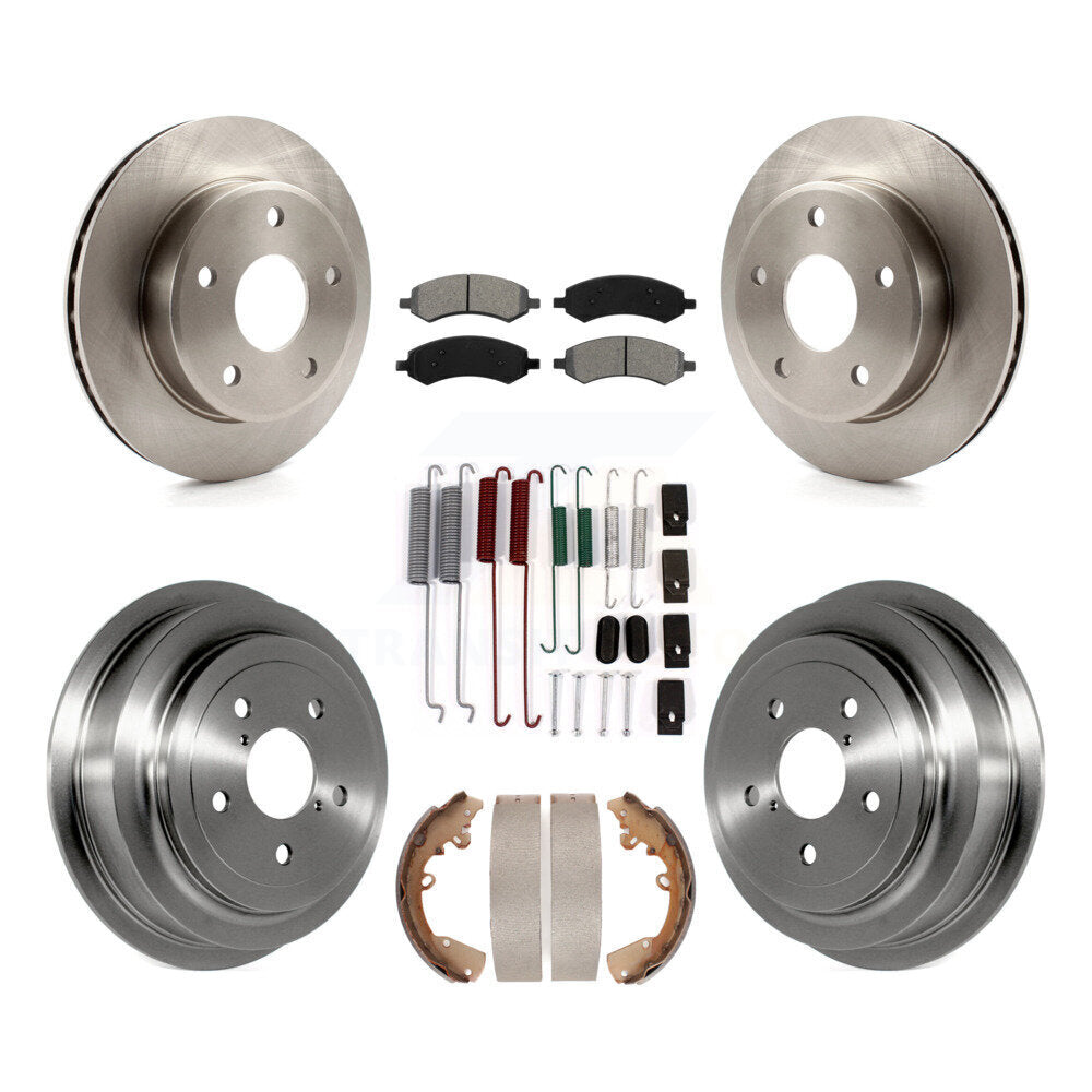 Transit Auto K8S-102070 Disc Brake Kit for 2005-2011 Ram Dakota, Dodge Dakota, Mitsubishi Raider - Front and Rear product image