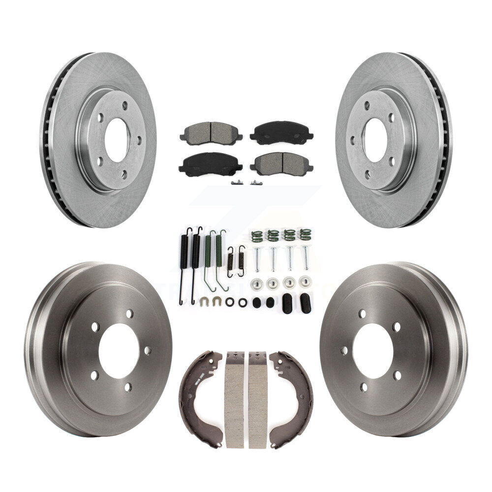 Transit Auto K8S-102071 Disc Brake Kit for 2007-2012 Dodge Caliber - Front and Rear product image