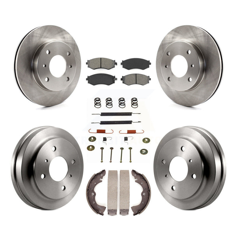 Transit Auto K8S-102080 Disc Brake Kit for 2002-2006 Nissan Sentra - Front and Rear product image