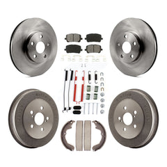 Transit Auto K8S-102132 Disc Brake Kit for 2003-2008 Toyota Matrix, Pontiac Vibe - Front and Rear product image