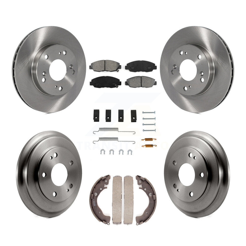 Transit Auto K8S-102143 Disc Brake Kit for 2006-2011 Honda Civic - Front and Rear product image