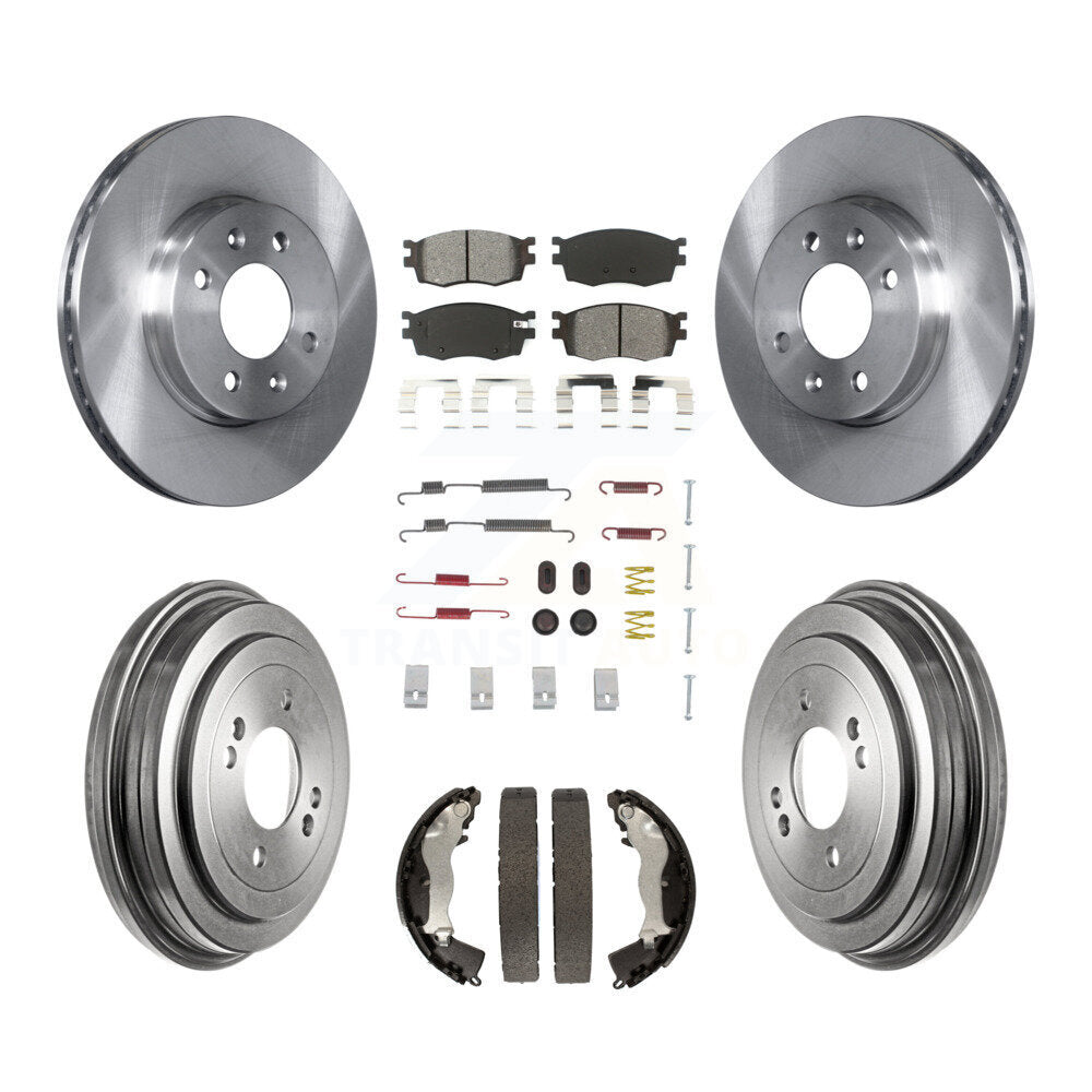 Transit Auto K8S-102161 Disc Brake Kit for 2006-2011 Hyundai Accent, Kia Rio, Kia Rio5 - Front and Rear product image