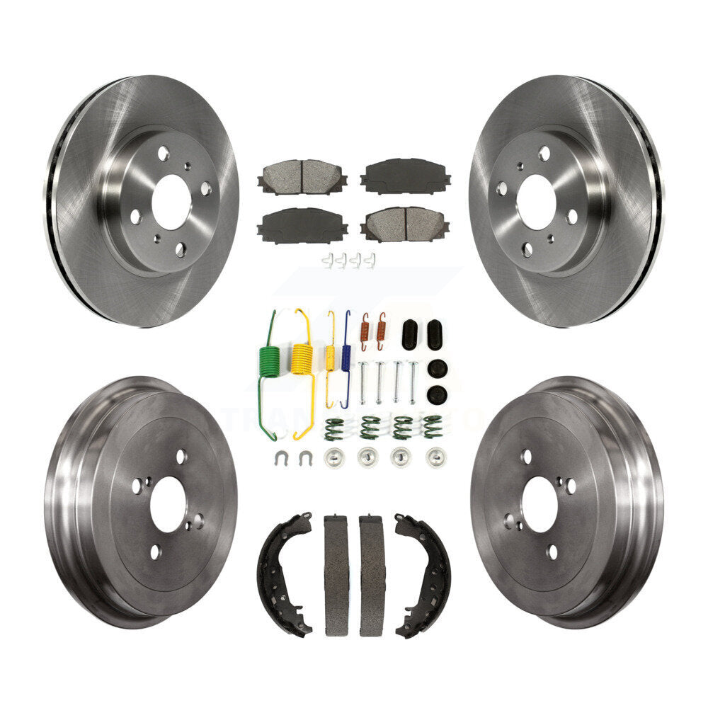 Transit Auto K8S-102162 Disc Brake Kit for 2006-2014 Toyota Yaris - Front and Rear product image