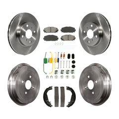 Transit Auto K8S-102162 Disc Brake Kit for 2006-2014 Toyota Yaris - Front and Rear product image