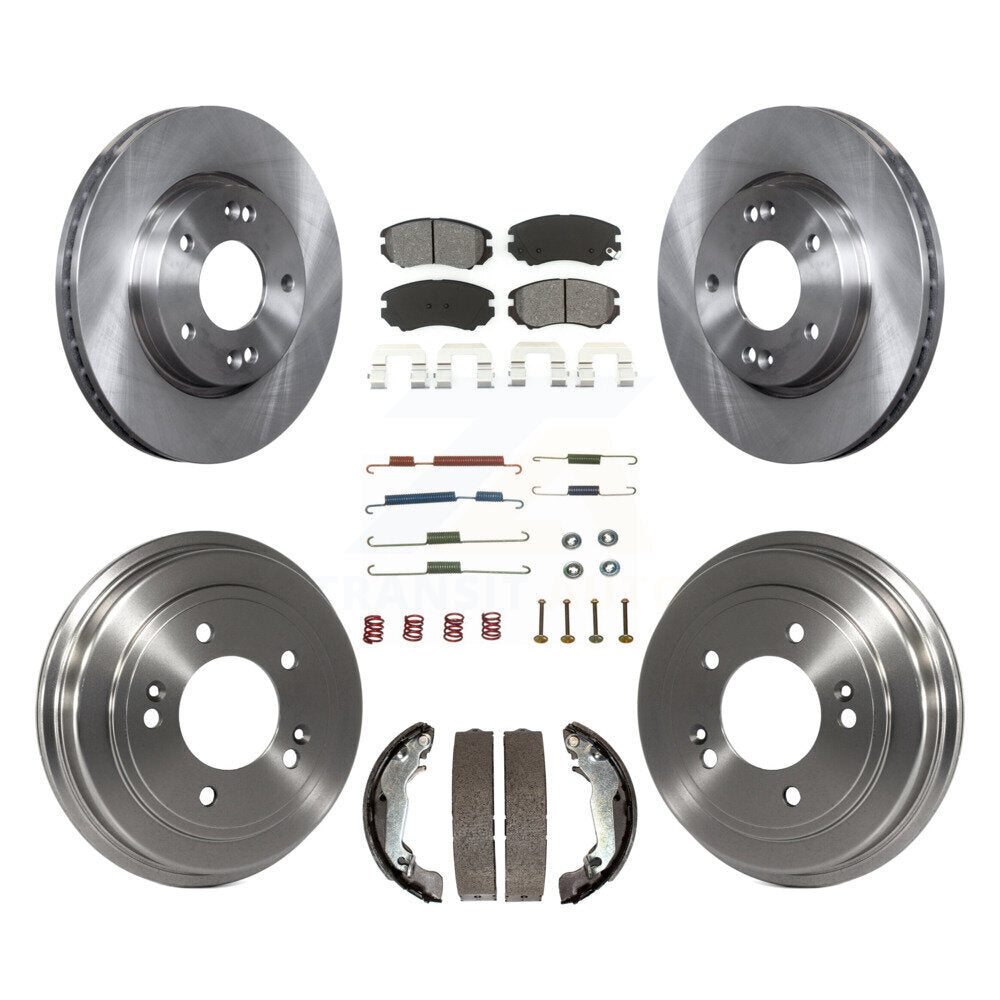 Transit Auto K8S-102163 Disc Brake Kit for 2008-2010 Hyundai Elantra - Front and Rear product image