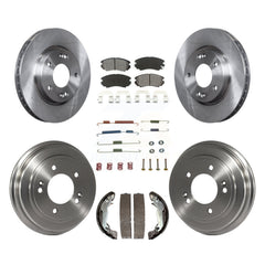 Transit Auto K8S-102163 Disc Brake Kit for 2008-2010 Hyundai Elantra - Front and Rear product image