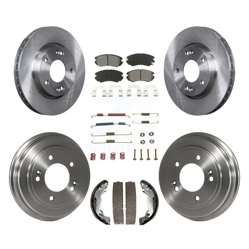 Transit Auto K8S-102163 Disc Brake Kit for 2008-2010 Hyundai Elantra - Front and Rear product image