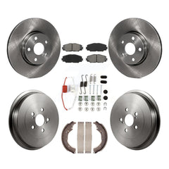 Transit Auto K8S-102165 Disc Brake Kit for 2009-2019 Toyota Corolla - Front and Rear product image
