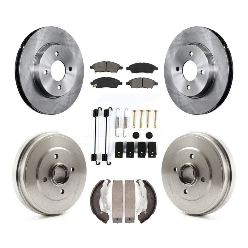 Transit Auto K8S-102172 Disc Brake Kit for 2012-2019 Nissan Micra, Nissan Versa, Nissan Versa Note - Front and Rear product image