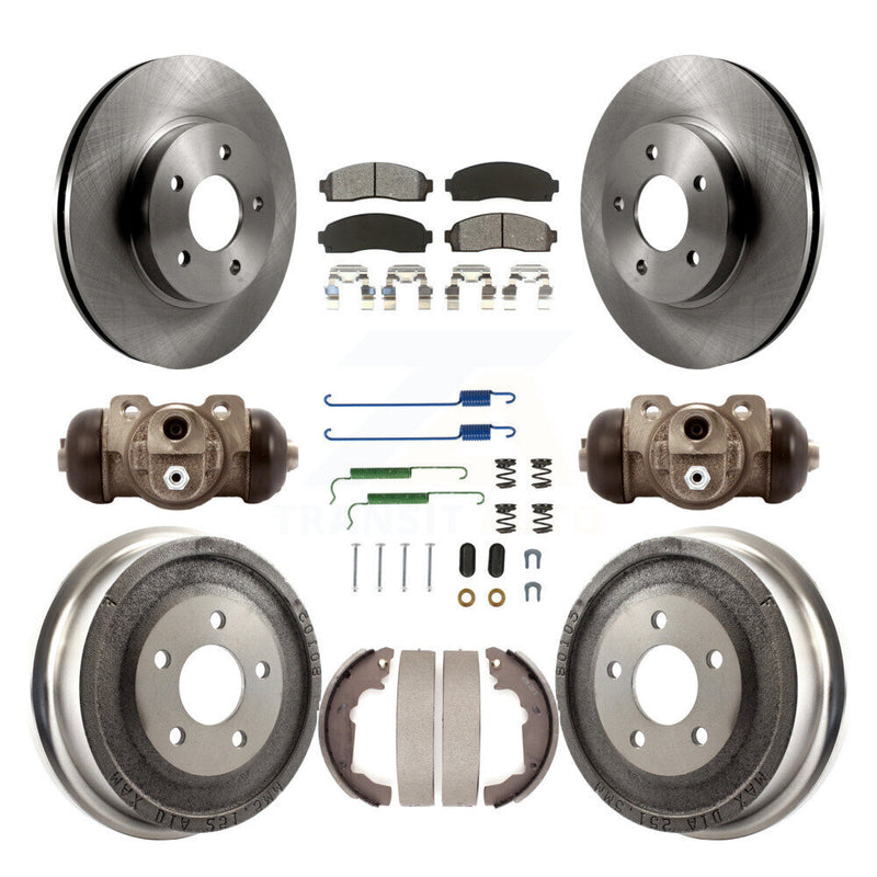 Transit Auto K8S-102215 Disc Brake Kit for 2003-2007 Pontiac Torrent, Chevrolet Equinox, Saturn Vue - Front and Rear product image