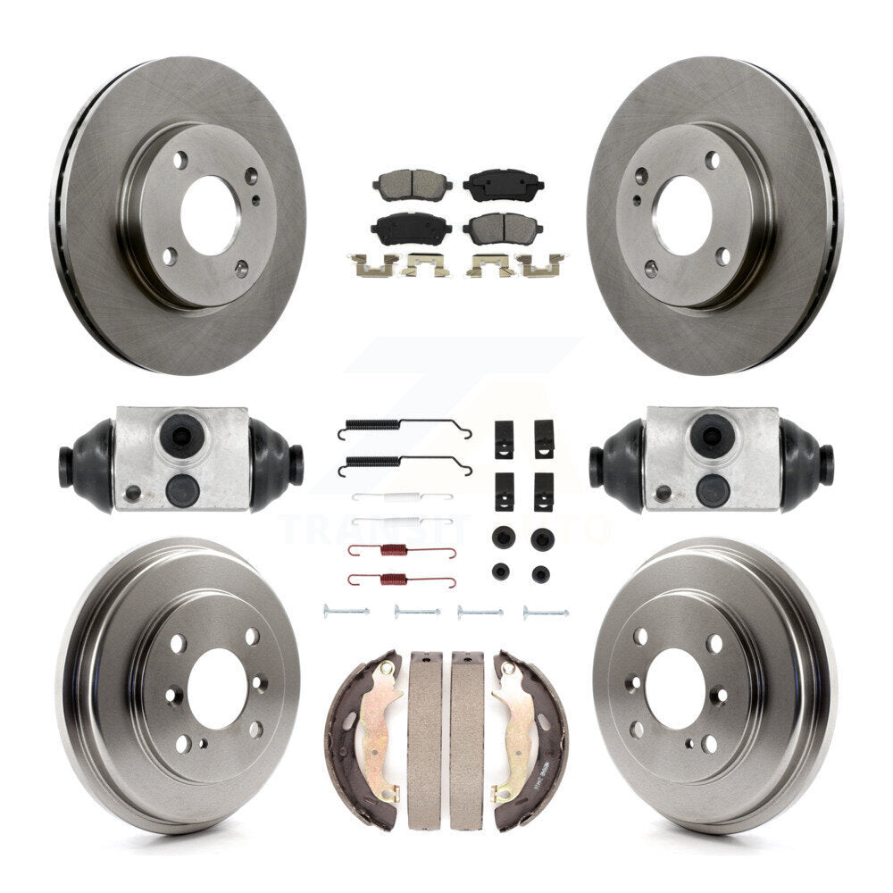 Transit Auto K8S-102227 Disc Brake Kit for 2011-2019 Ford Fiesta - Front and Rear product image