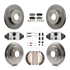 Transit Auto K8S-102227 Disc Brake Kit for 2011-2019 Ford Fiesta - Front and Rear product image