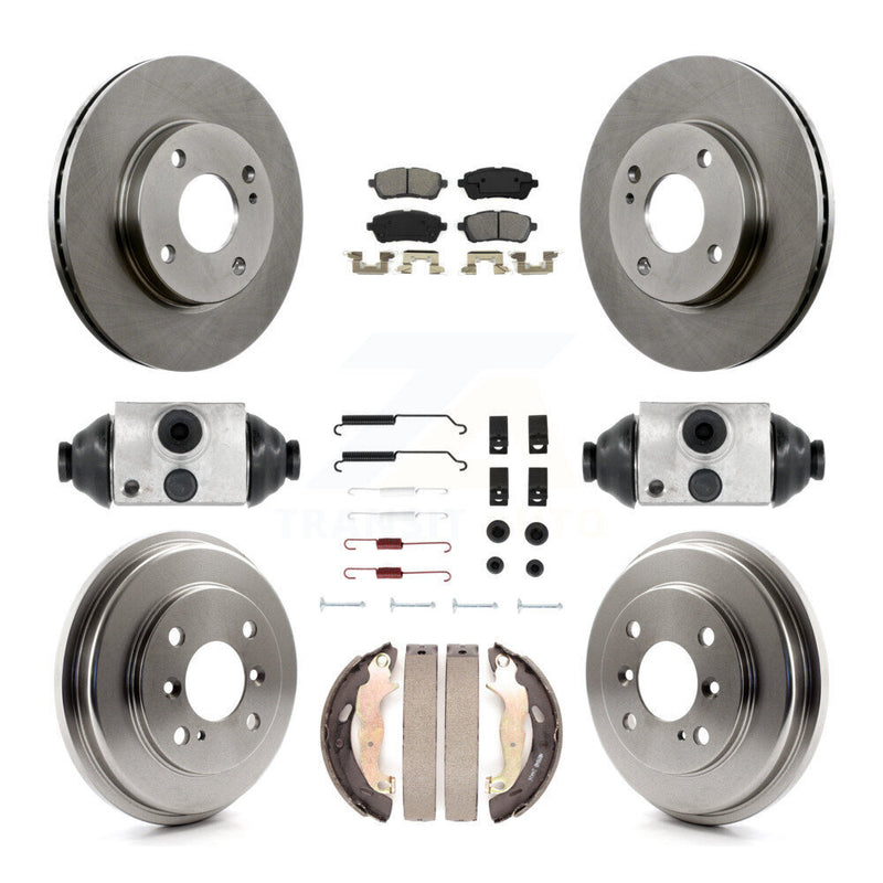 Transit Auto K8S-102227 Disc Brake Kit for 2011-2019 Ford Fiesta - Front and Rear product image