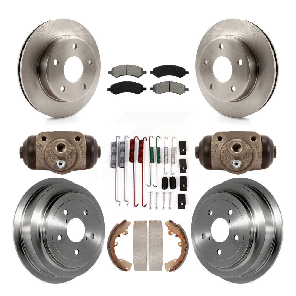 Transit Auto K8S-102235 Disc Brake Kit for 2005-2011 Ram Dakota, Dodge Dakota, Mitsubishi Raider - Front and Rear product image