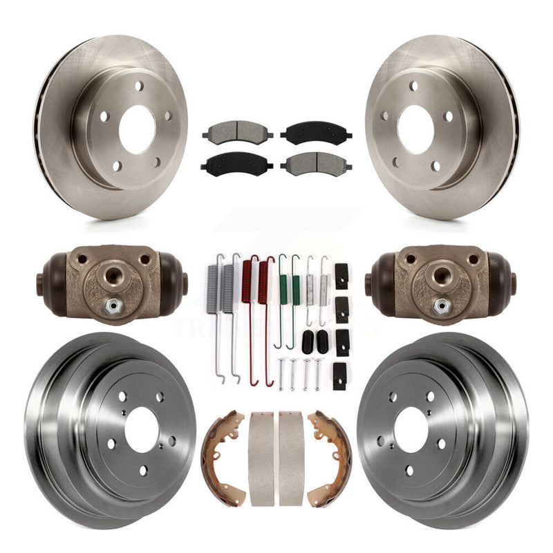 Transit Auto K8S-102235 Disc Brake Kit for 2005-2011 Ram Dakota, Dodge Dakota, Mitsubishi Raider - Front and Rear product image