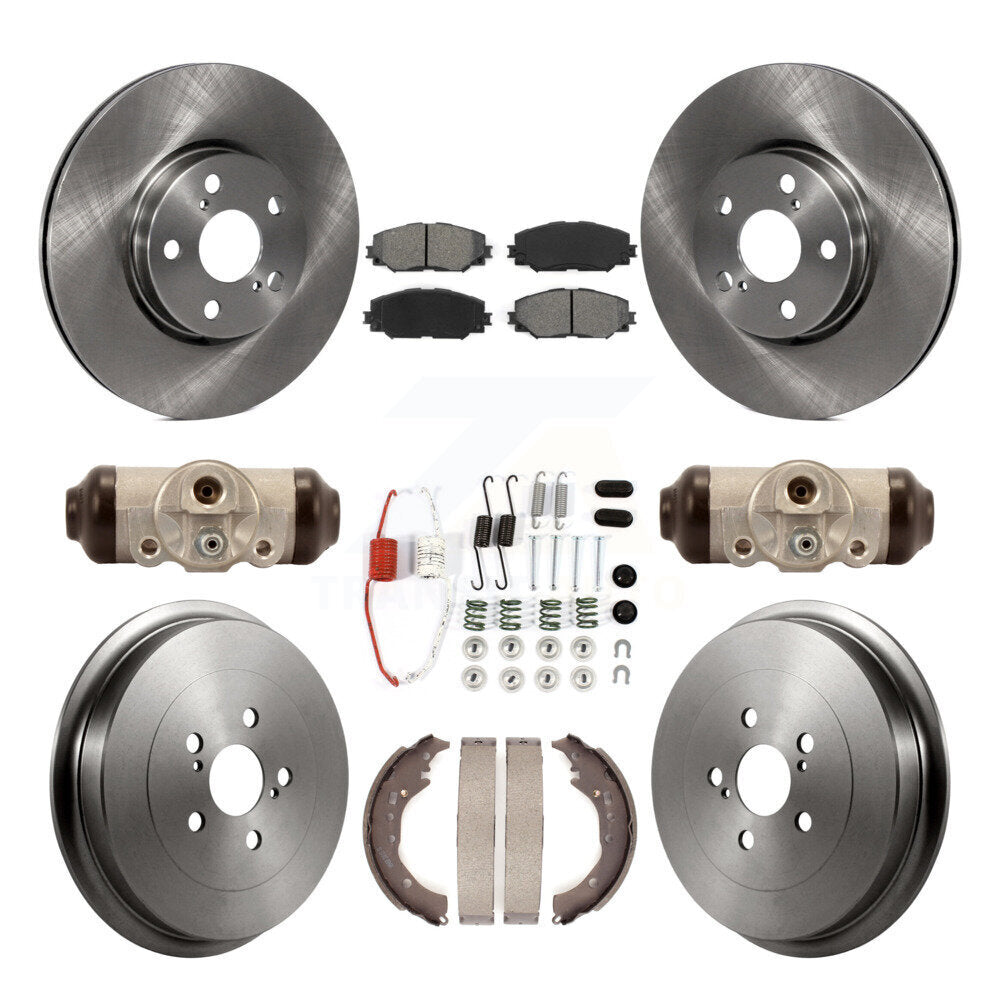 Transit Auto K8S-102248 Disc Brake Kit for 2009-2013 Toyota Corolla - Front and Rear product image