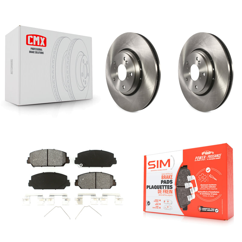 Transit Auto K8S-102273 Disc Brake Kit for 2016-2022 Acura ILX, Honda Accord, Honda Civic - Front product image