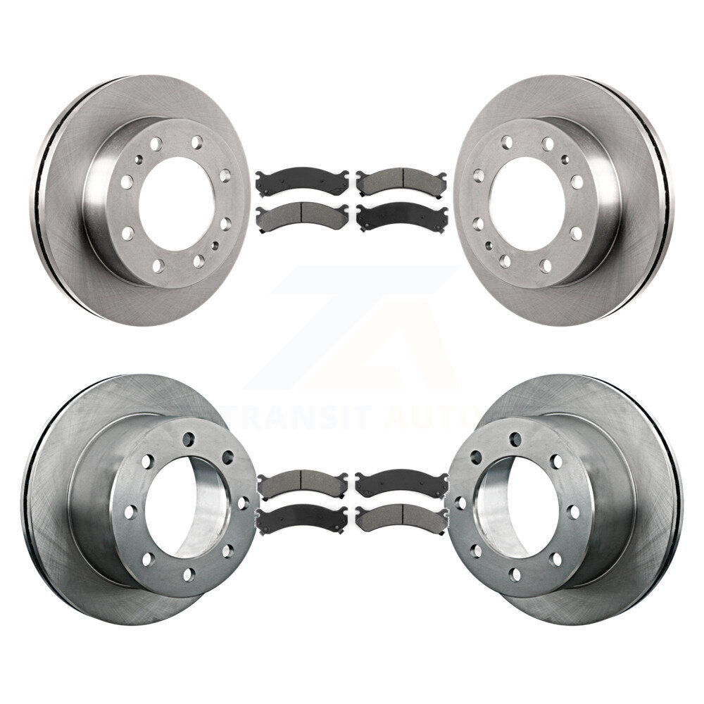 Transit Auto K8S-102275 Disc Brake Kit for 2001-2010 Chevrolet Silverado 3500 Classic, Chevrolet Silverado 3500 HD, GMC Sierra 3500 HD & more - Front and Rear product image