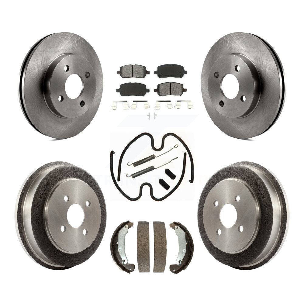 Transit Auto K8S-102298 Disc Brake Kit for 2003-2008 Pontiac G5, Chevrolet Cobalt, Pontiac Pursuit & more - Front and Rear product image