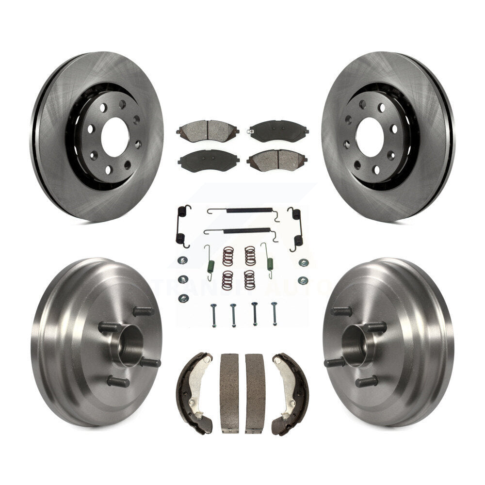 Transit Auto K8S-102302 Disc Brake Kit for 2004-2011 Pontiac G3, Chevrolet Aveo5, Pontiac Wave & more - Front and Rear product image