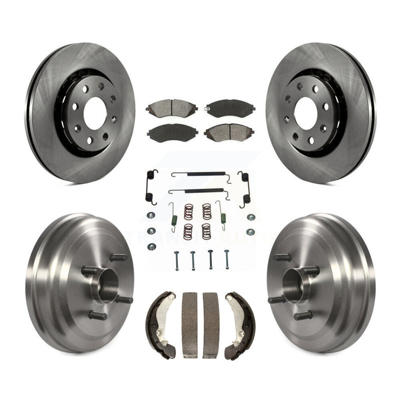 Transit Auto K8S-102302 Disc Brake Kit for 2004-2011 Pontiac G3, Chevrolet Aveo5, Pontiac Wave & more - Front and Rear product image