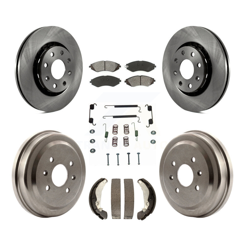 Transit Auto K8S-102303 Disc Brake Kit for 2004-2015 Chevrolet Spark, Pontiac G3, Pontiac G3 Wave & more - Front and Rear product image