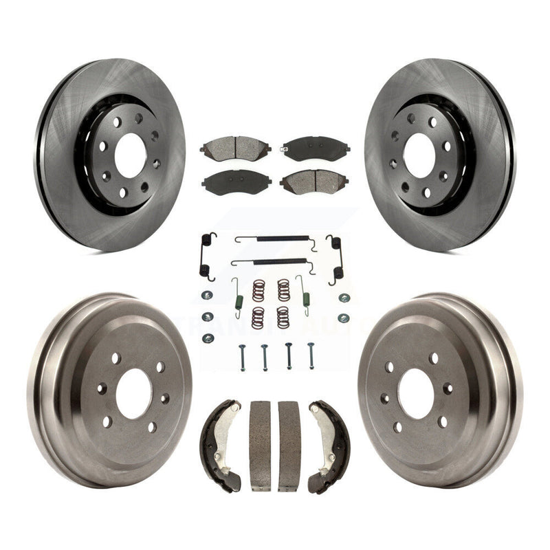 Transit Auto K8S-102303 Disc Brake Kit for 2004-2015 Chevrolet Spark, Pontiac G3, Pontiac G3 Wave & more - Front and Rear product image