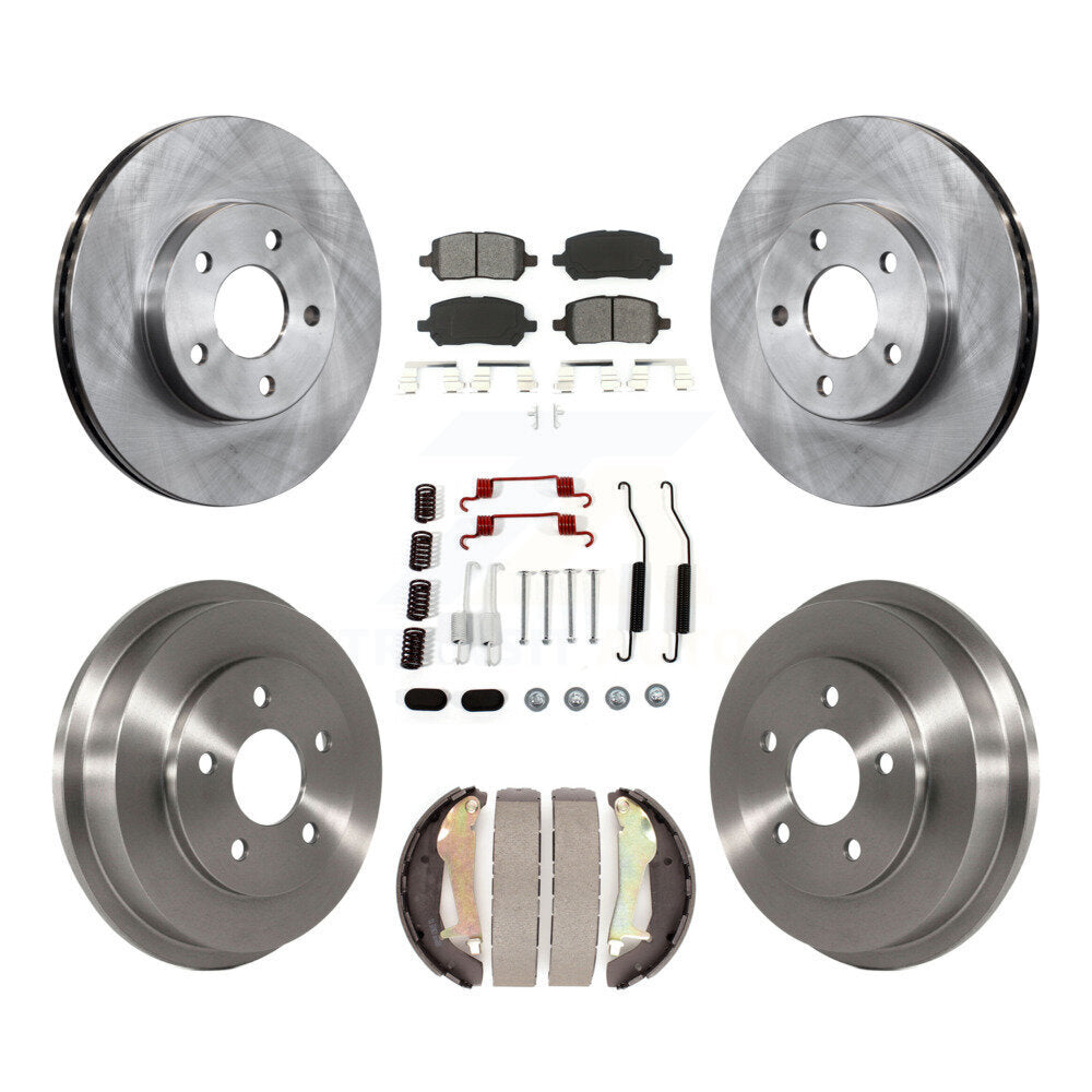 Transit Auto K8S-102310 Disc Brake Kit for 2009-2010 Chevrolet Cobalt, Pontiac G5 - Front and Rear product image