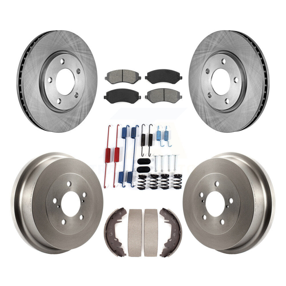 Transit Auto K8S-102348 Disc Brake Kit for 2003-2006 Dodge Grand Caravan, Chrysler Voyager - Front and Rear product image
