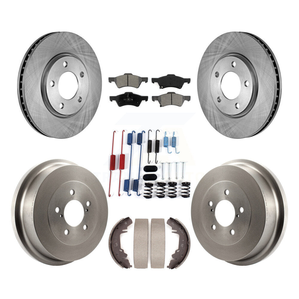 Transit Auto K8S-102349 Disc Brake Kit for 2001-2007 Chrysler Town & Country, Dodge Caravan, Dodge Grand Caravan - Front and Rear product image