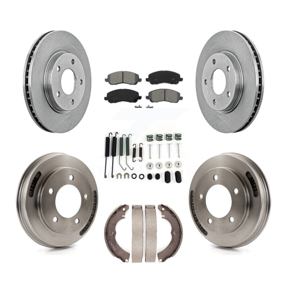 Transit Auto K8S-102351 Disc Brake Kit for 2008-2014 Mitsubishi Lancer - Front and Rear product image
